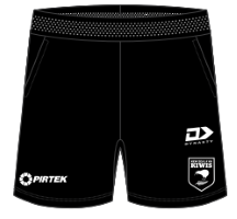 New Zealand Kiwis Black Training Shorts (Junior)